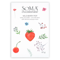 Soma Wild Berry Pop white chocolate bar with berries and Pop Rocks