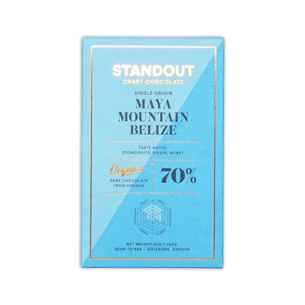 Standout Chocolate Belize Maya Mountain 70%