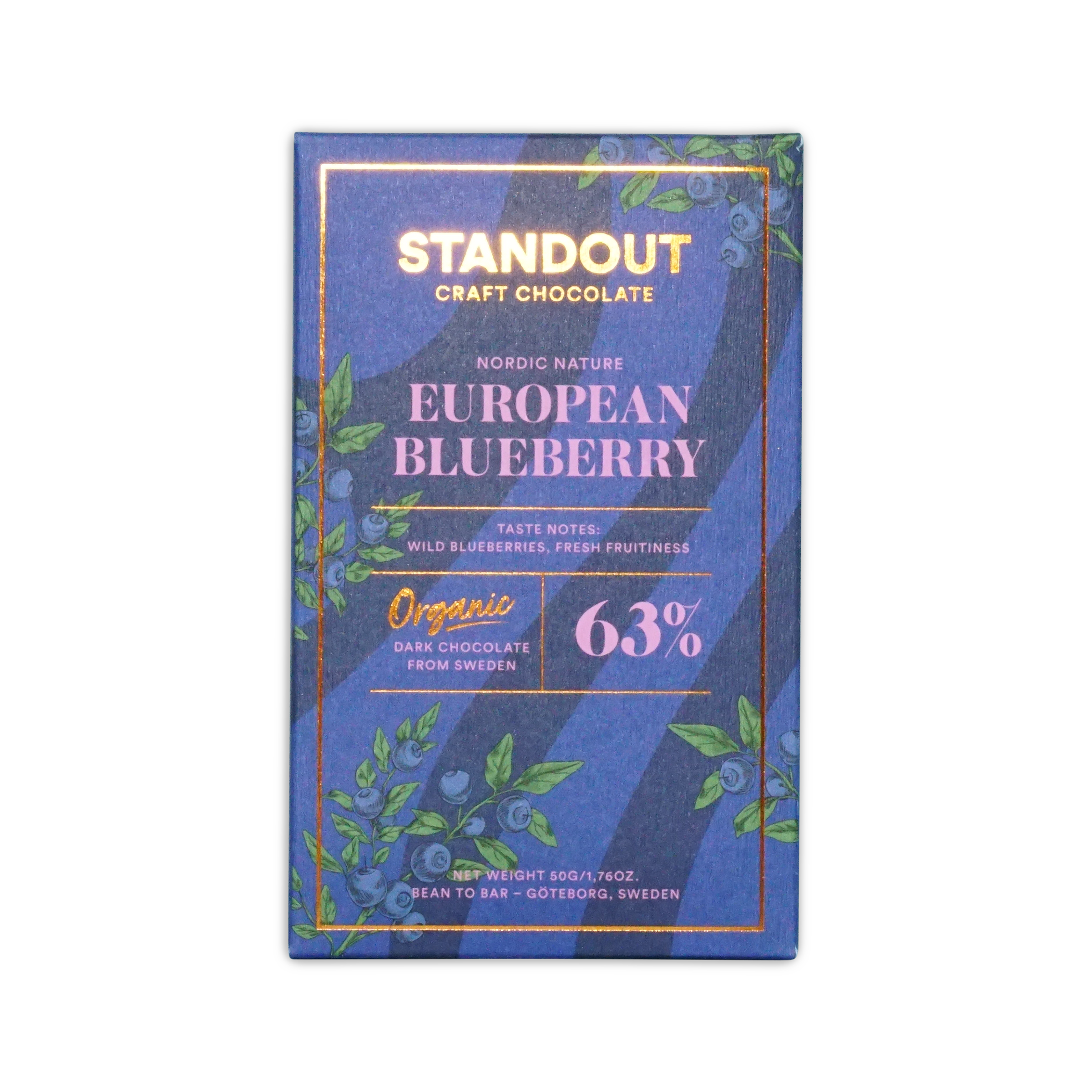 Standout Chocolate Nordic Nature Blueberry 63%