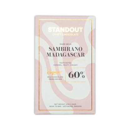 Standout Chocolate Madagascar Sambirano Dark Milk 60%