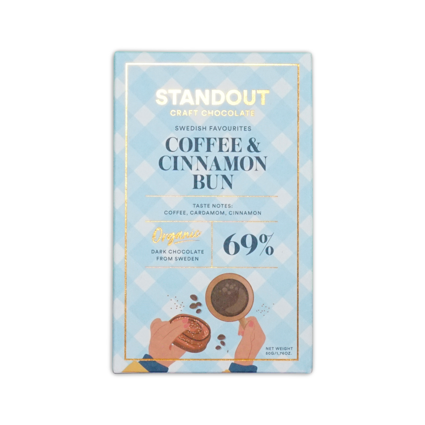 Standout Chocolate Swedish Fika with Coffee and Cinnamon 69%