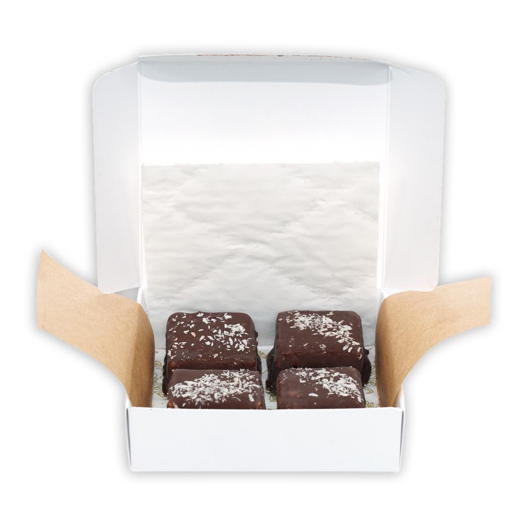 The Organic House Chocolate Coconut Bounty Squares (4 pcs)