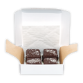 The Organic House Chocolate Coconut Bounty Squares 4 pcs in white box