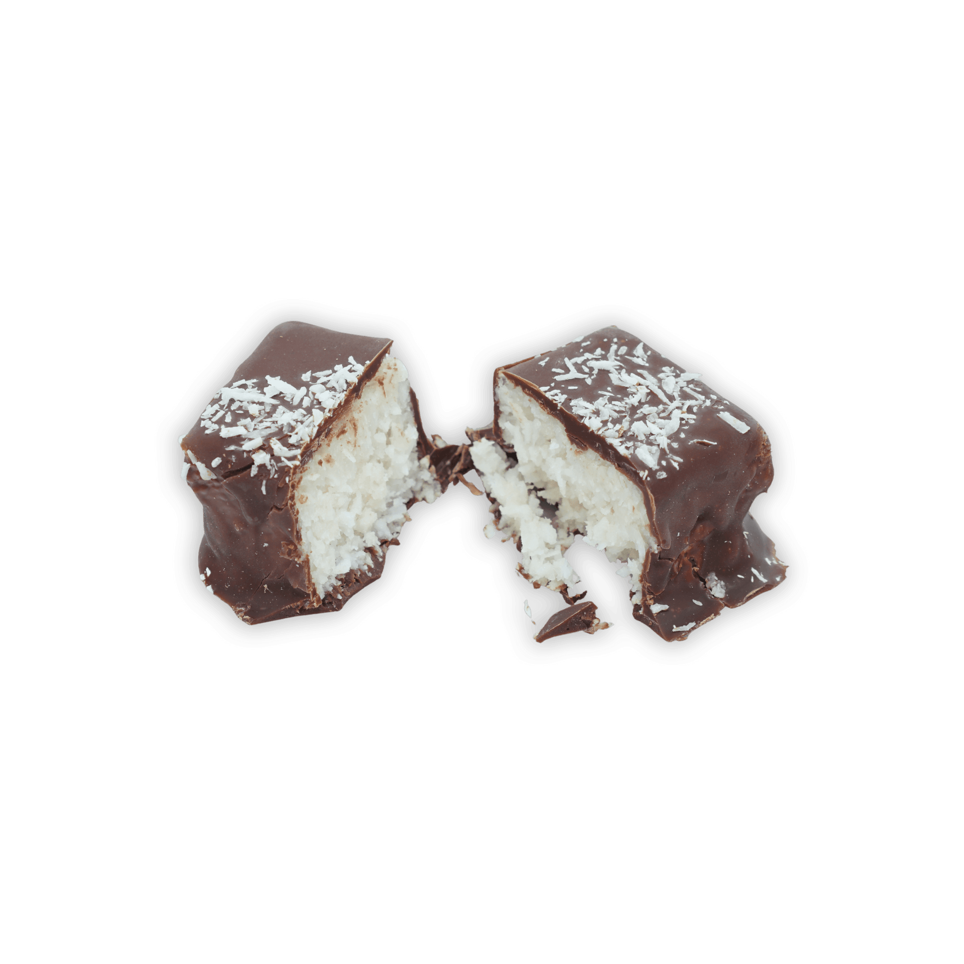 The Organic House Chocolate Coconut Bounty Squares: dark chocolate-coated coconut bars, 4 pcs