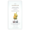 The Organic House Dark Banana Foster 65% cacao bar with banana illustration