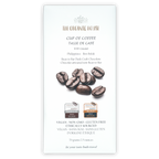 The Organic House 65% dark chocolate bar with maple and coffee, minimalist wrapper