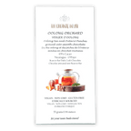 The Organic House Oolong Orchard dark chocolate bar wrapper with teapot