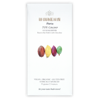 The Organic House Dark Peru Ucayali 70% white wrapper with cocoa pods
