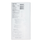 White rectangular package of the organic house nature’s candy soursop dark 70% cacao bars back with nutrition and ingredients