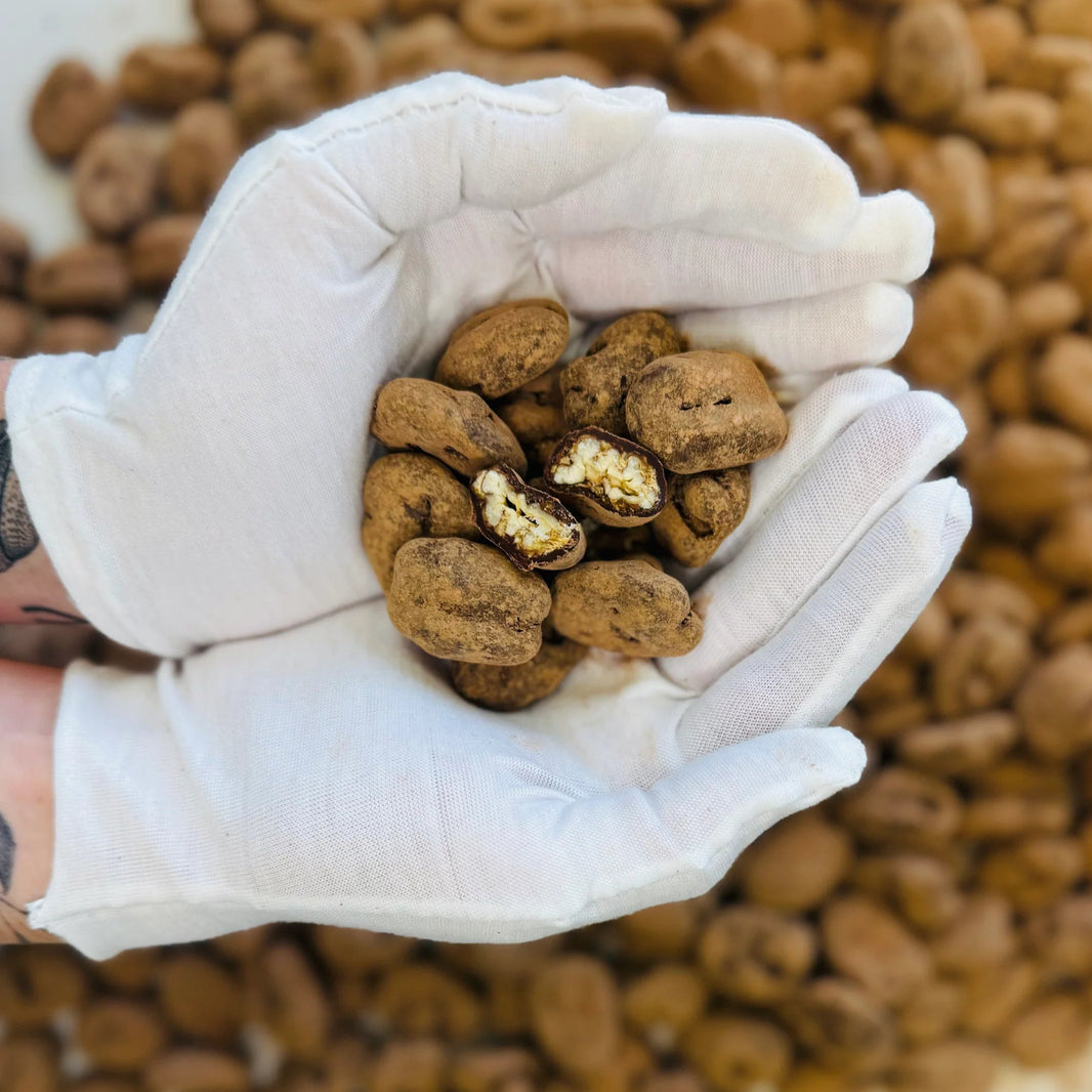 The Organic House Chocolate Coated Spicy Candied Pecans