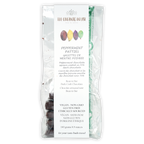 The Organic House vegan peppermint patties in 70% dark chocolate bag