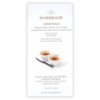 The Organic House white chocolate creme brulee bar with ramekins