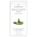 The Organic House white chocolate bar with matcha latte and fleur de sel