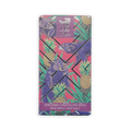 Theo & Philo 65% dark chocolate bar with pineapple salt pink purple raccoon design