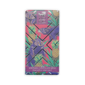 Theo & Philo 65% dark chocolate bar with pineapple salt pink purple raccoon design