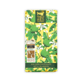 Theo & Philo 65% dark chocolate bar with calamansi, yellow green botanical wrap