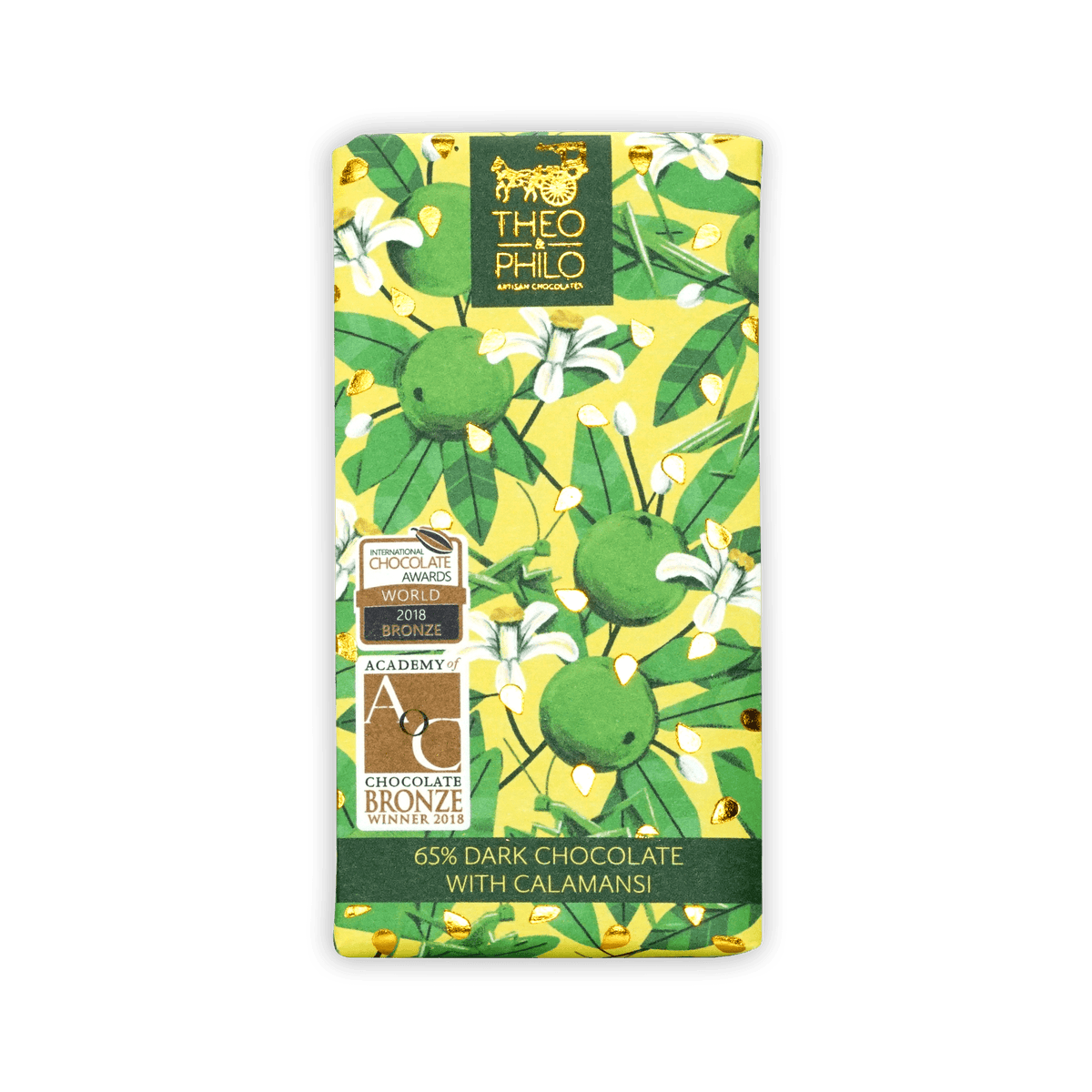 Theo & Philo Calamansi 65% Dark Chocolate Bar