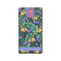 Theo & Philo 65% dark chocolate bar with mango chili nibs, tropical butterflies flowers
