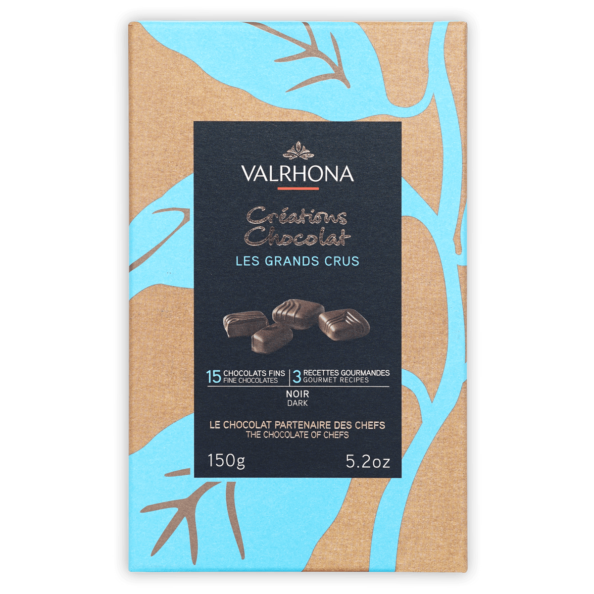 Valrhona 15 Piece Dark Chocolate Bonbons Gift Box