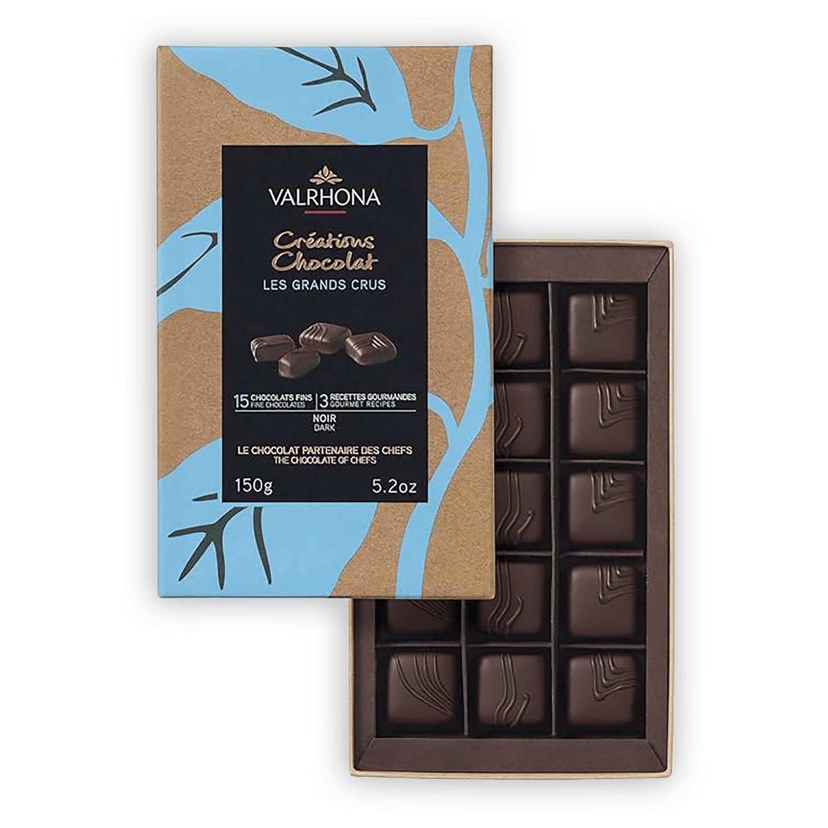 Valrhona 15 Piece Dark Chocolate Bonbons Gift Box