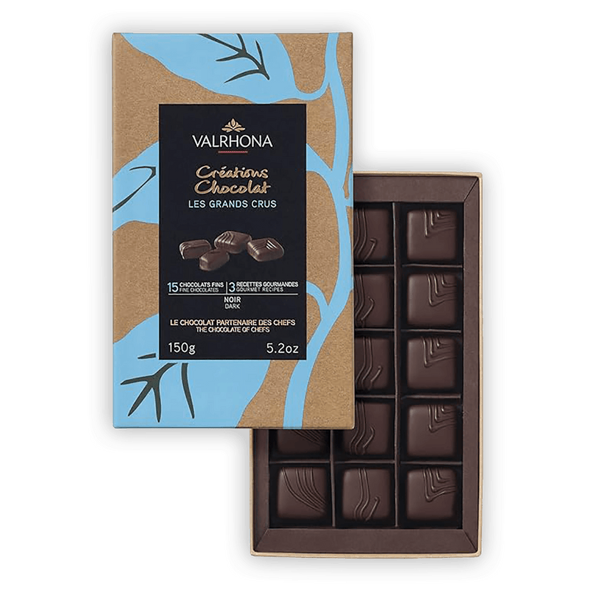 Valrhona Creations Les Grands Crus dark chocolate 15-piece gift box
