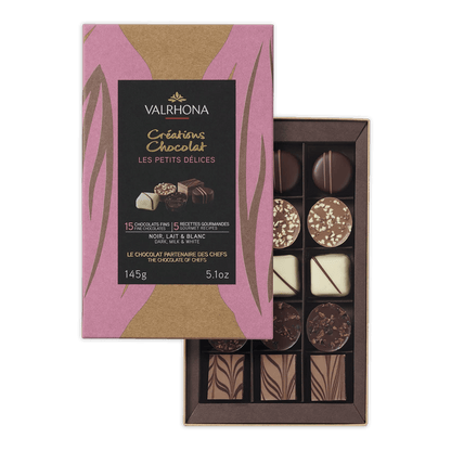Valrhona Bonbons 15 Piece Chocolate Gift Box (Mixed)