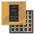 Valrhona Mini Squares gift box with 50 assorted dark and milk chocolates