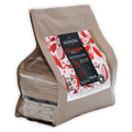 Valrhona Guanaja 70% dark chocolate feves in 1kg beige paper bag