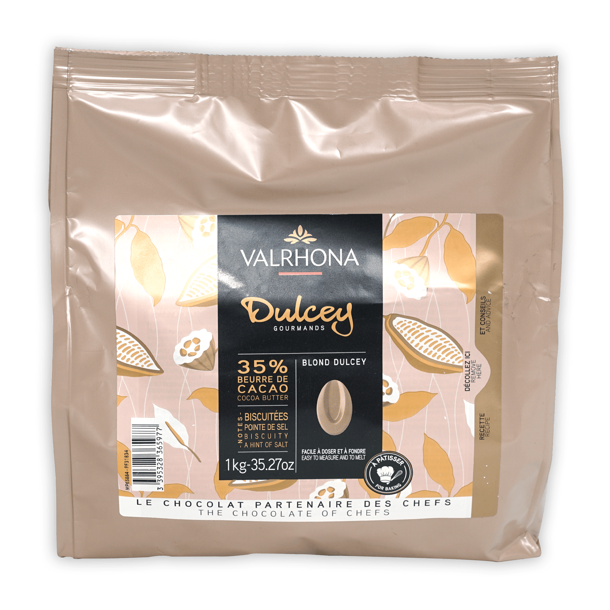 Dulcey, les fèves de chocolat blond Valrhona - Meilleur du Chef