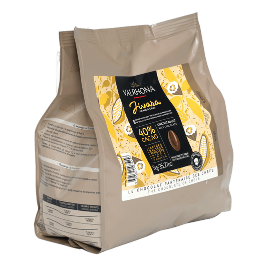 Valrhona Bulk Baking Feves Jivara Milk Chocolate 40% (1kg)