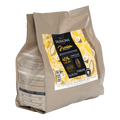 Valrhona Jivara 40% milk chocolate feves 1kg bag with yellow label
