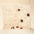 Valrhona 2026 Chocolate Advent Calendar opened to show numbered doors and chocolates