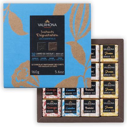 Valrhona Dark & Milk Mini Squares Gift (32 pcs)