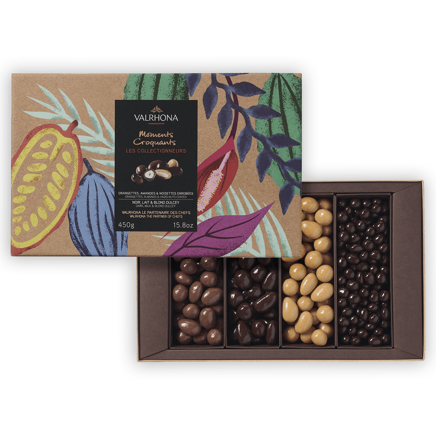 Assorted Chocolate Covered Fruits and Nut Orange Gift Box, 400g | My Website