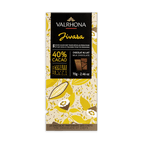 Valrhona Grand Cru Jivara 40% milk chocolate bar wrapper