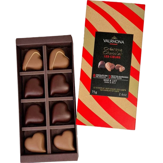 Valrhona Hearts Bonbons Chocolate Gift Box (8 pcs)