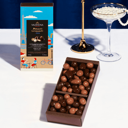 Valrhona Paris Theme Dark & Milk Croustibilles Chocolate Gift Box
