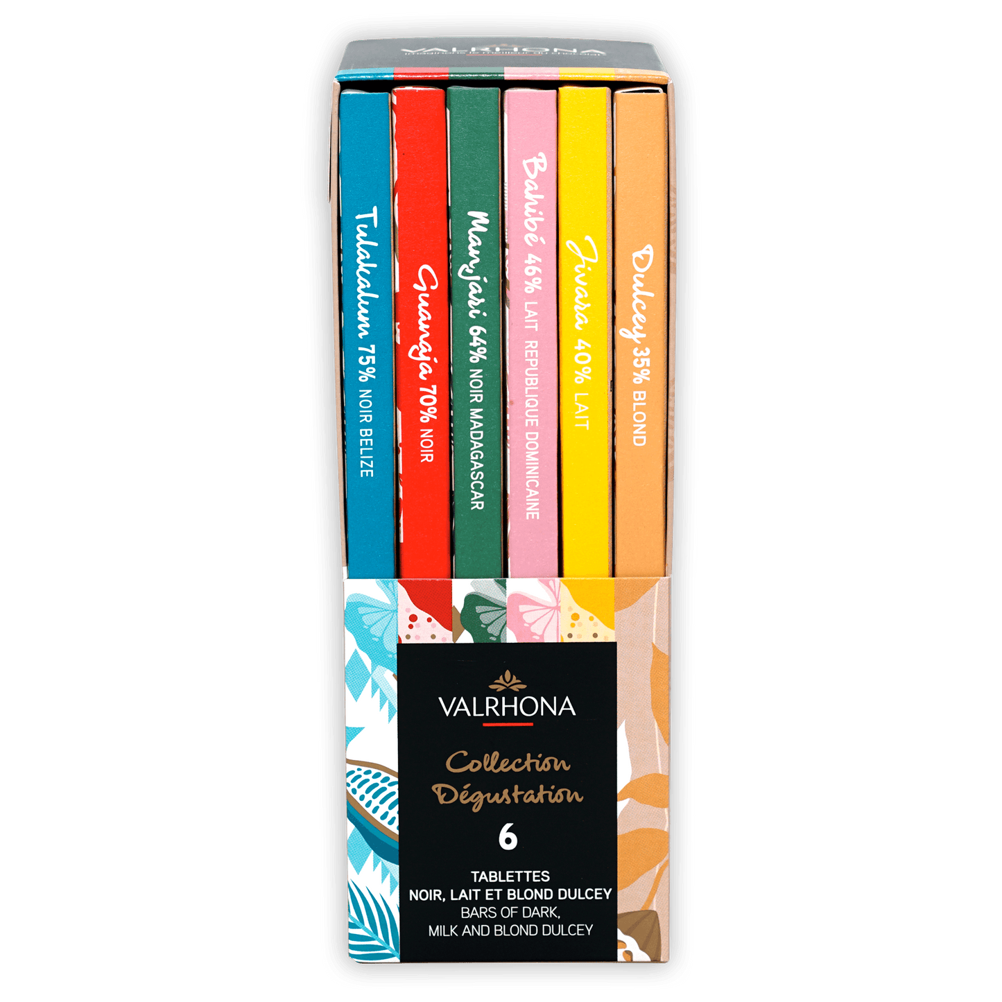 Valrhona Tasting Bars Chocolate Gift Box (6 Bars)
