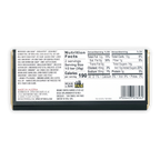 Zotter Cheesecake Milk Chocolate 50% bean bar back with nutrition facts
