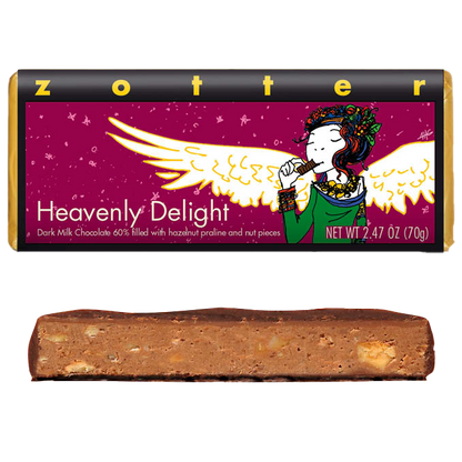 Zotter Heavenly Delight Hazelnut Praline (Seasonal)