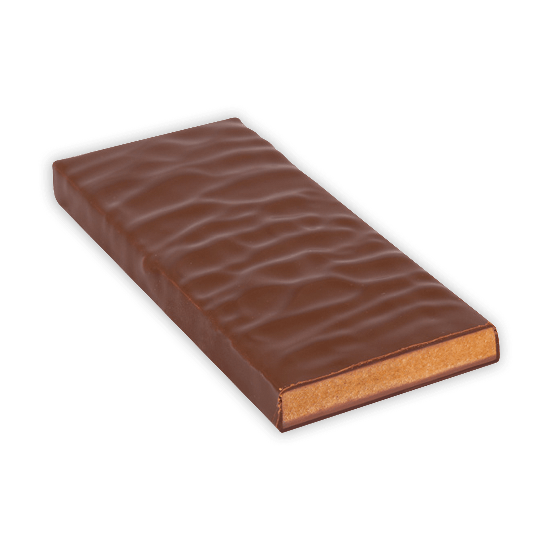 Zotter Waffle Brittle 60% milk chocolate bar with nougat filling