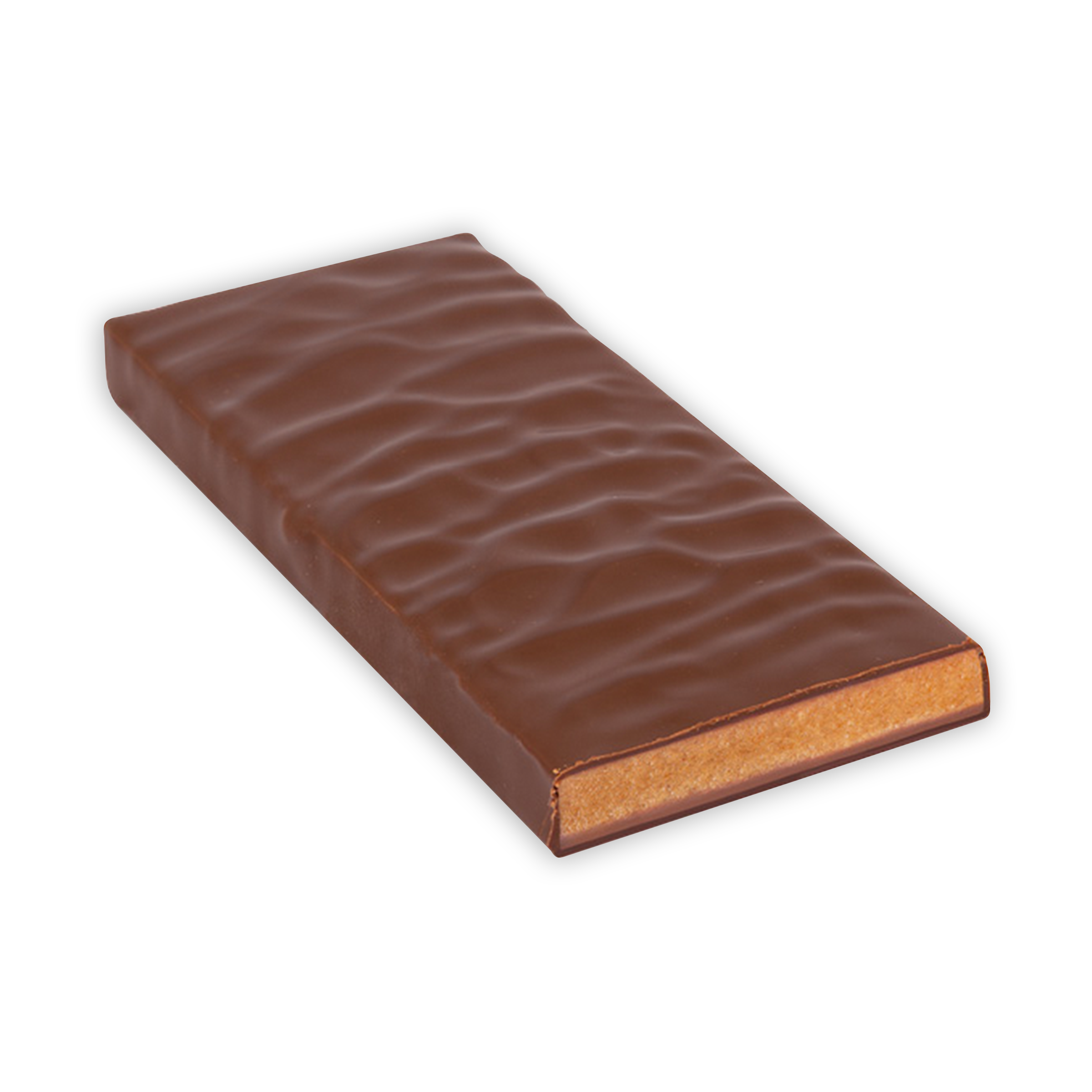 Zotter Waffle Brittle 60% milk chocolate bar with nougat filling