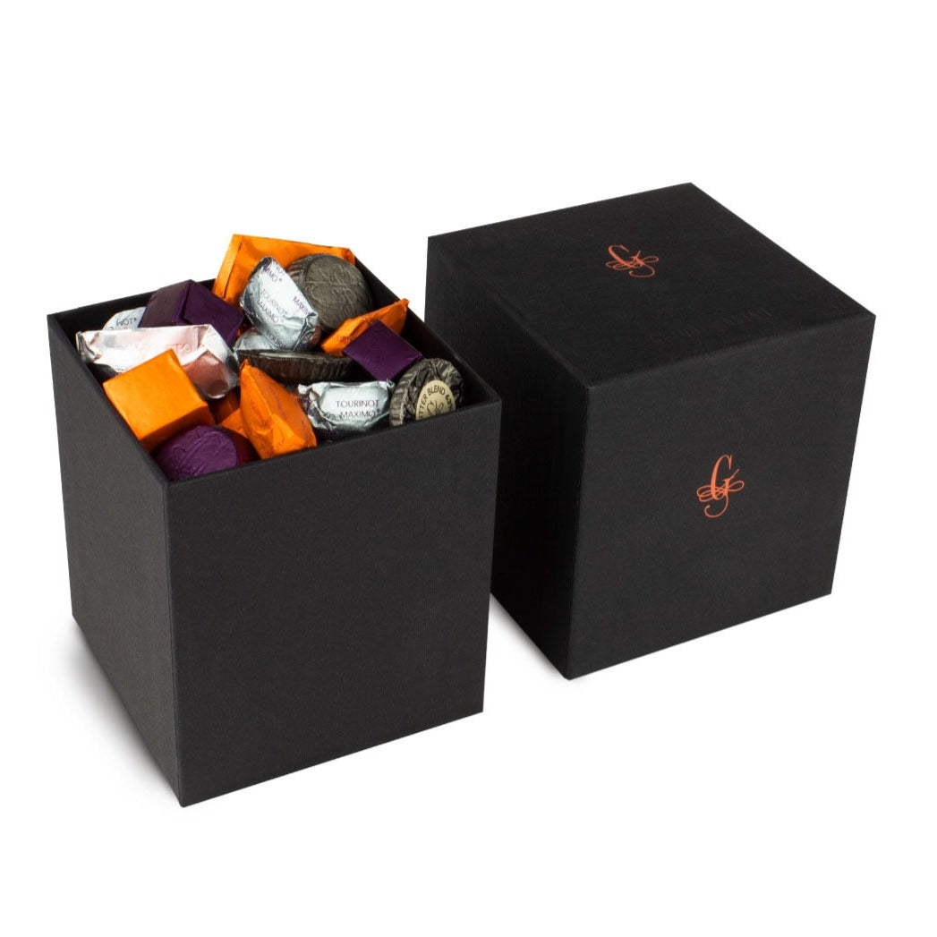 Guido Gobino Assorted Chocolate Cube Gift Large Box (70 pcs)
