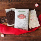Dick Taylor Peppermint Bark craft chocolate bar in silver foil