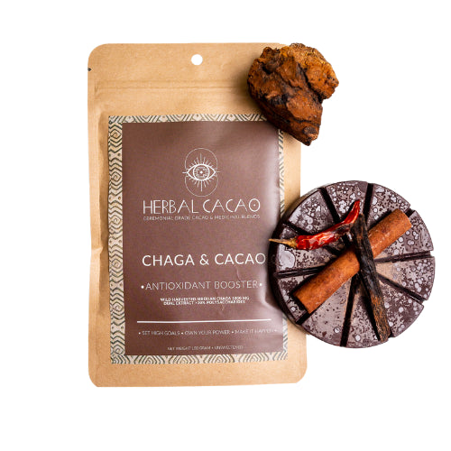 Herbal Cacao Ceremonial Cacao w/ Chaga