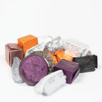 Guido Gobino assorted chocolate cube gift box, 70 pcs colorful foil candies