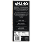 Amano Cuyagua 70% black artisan chocolate bar wrapper with gold foil