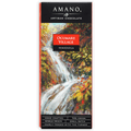 Amano Ocumare 70% chocolate bar with vibrant waterfall packaging