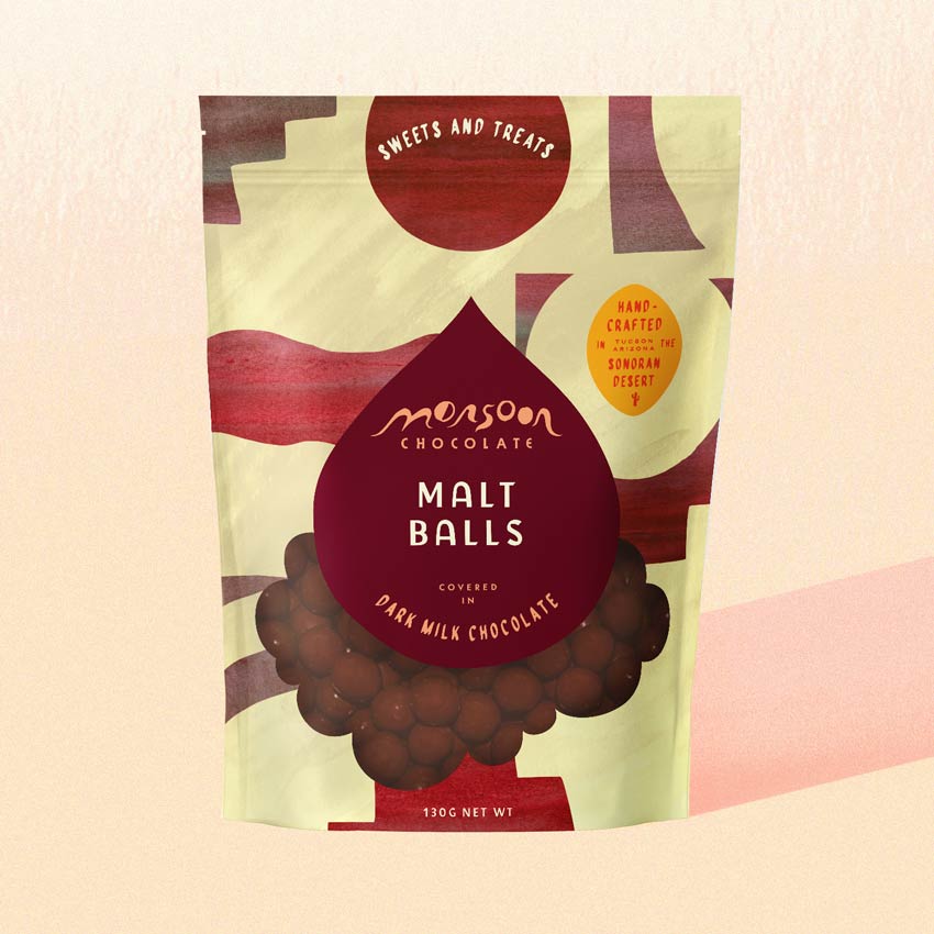 Monsoon Dark Milk Chocolate Covered Malt Balls