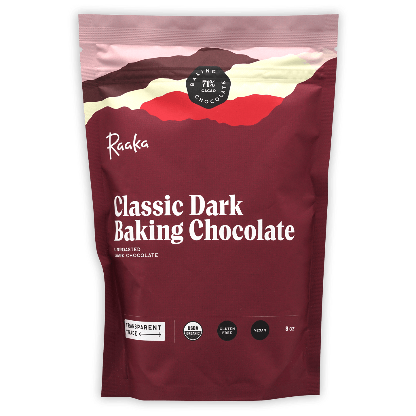 Raaka Baking Chocolate Classic Dark 71%